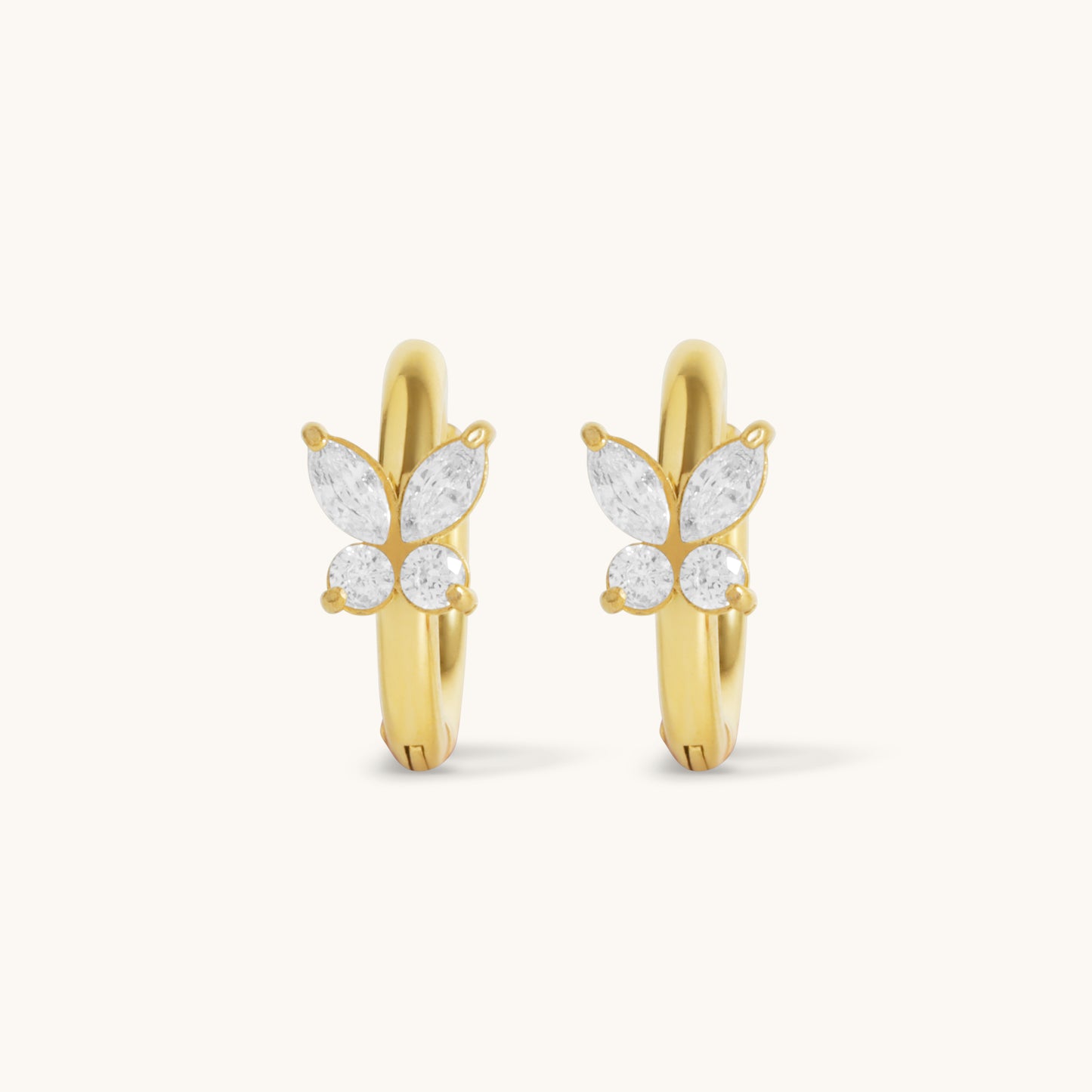 Evelyn Earrings - 18K Gold Plated