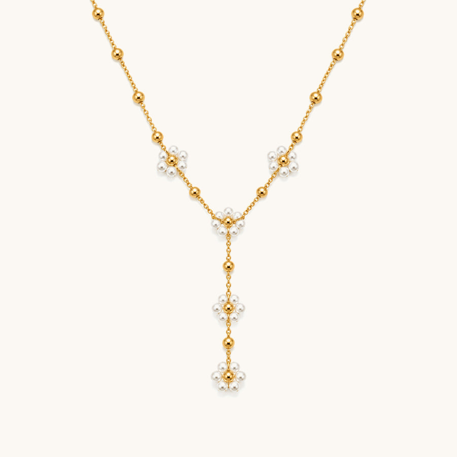 April Necklace - 18K Gold Plated image 1