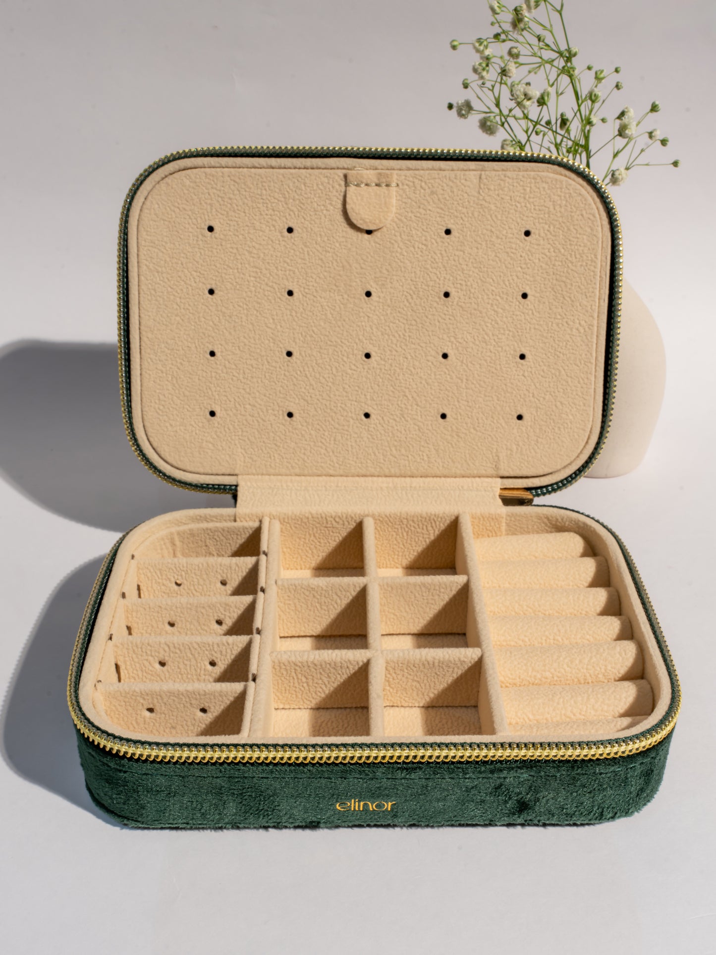 Noa Jewellery Organiser Box -  Green
