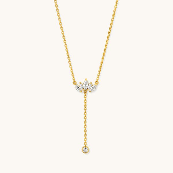 Maple Drop Necklace - 18K Gold Plated