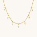 Pearl Drop Necklace - 18k Gold Plated