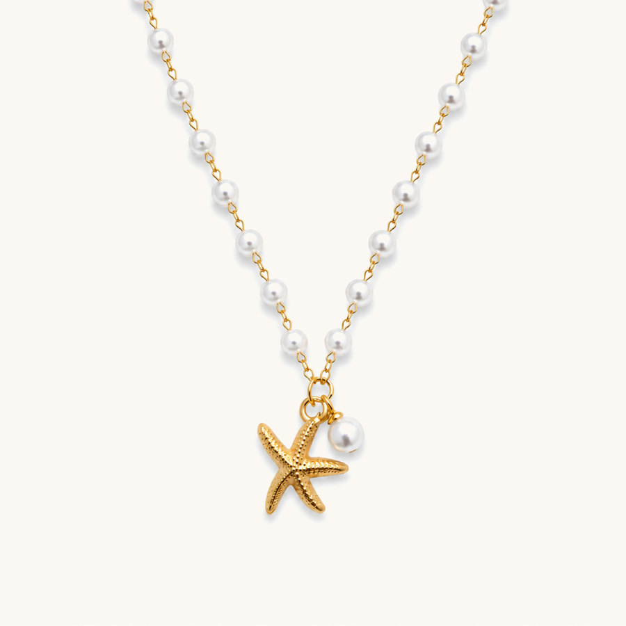 Elara Star Necklace - 18K Gold Plated image 1