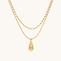 Lyra Layered Necklace - 18K Gold Plated