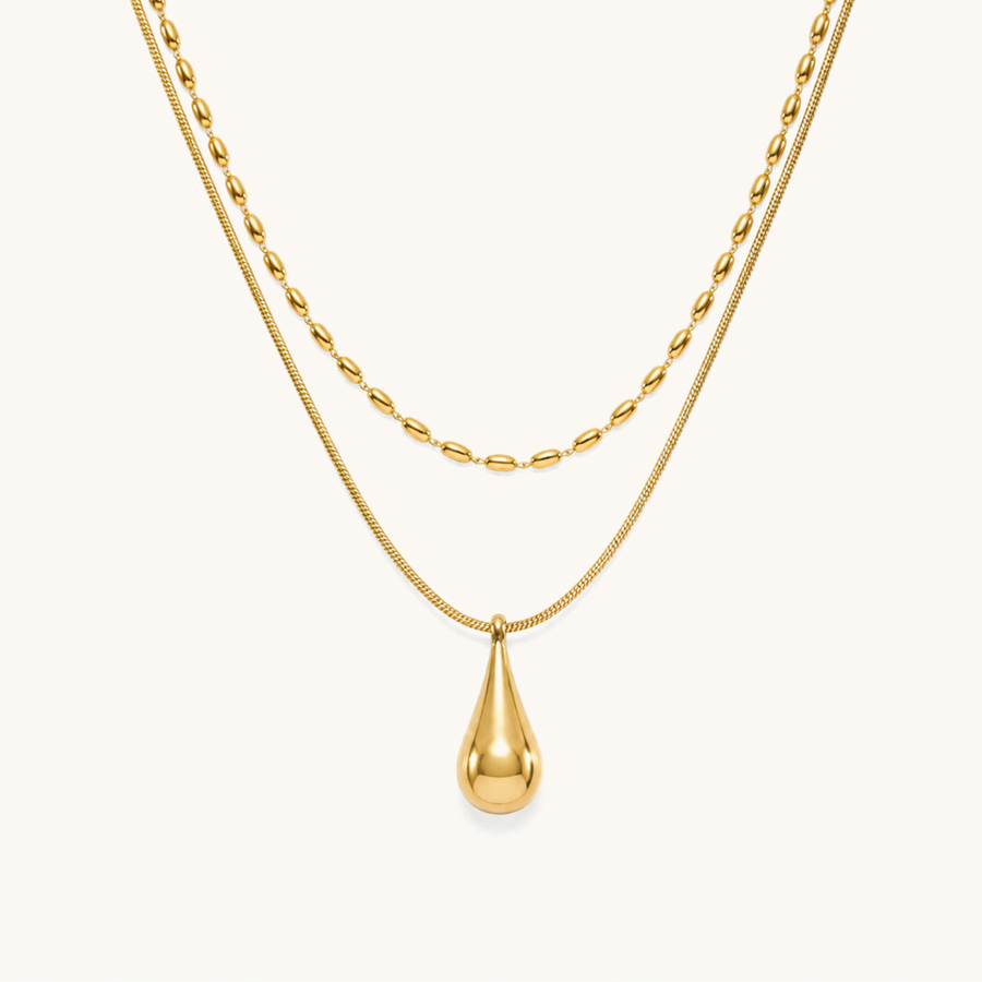 Lyra Layered Necklace - 18K Gold Plated image 1