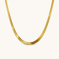 Silk Chain Necklace - 18K Gold Plated