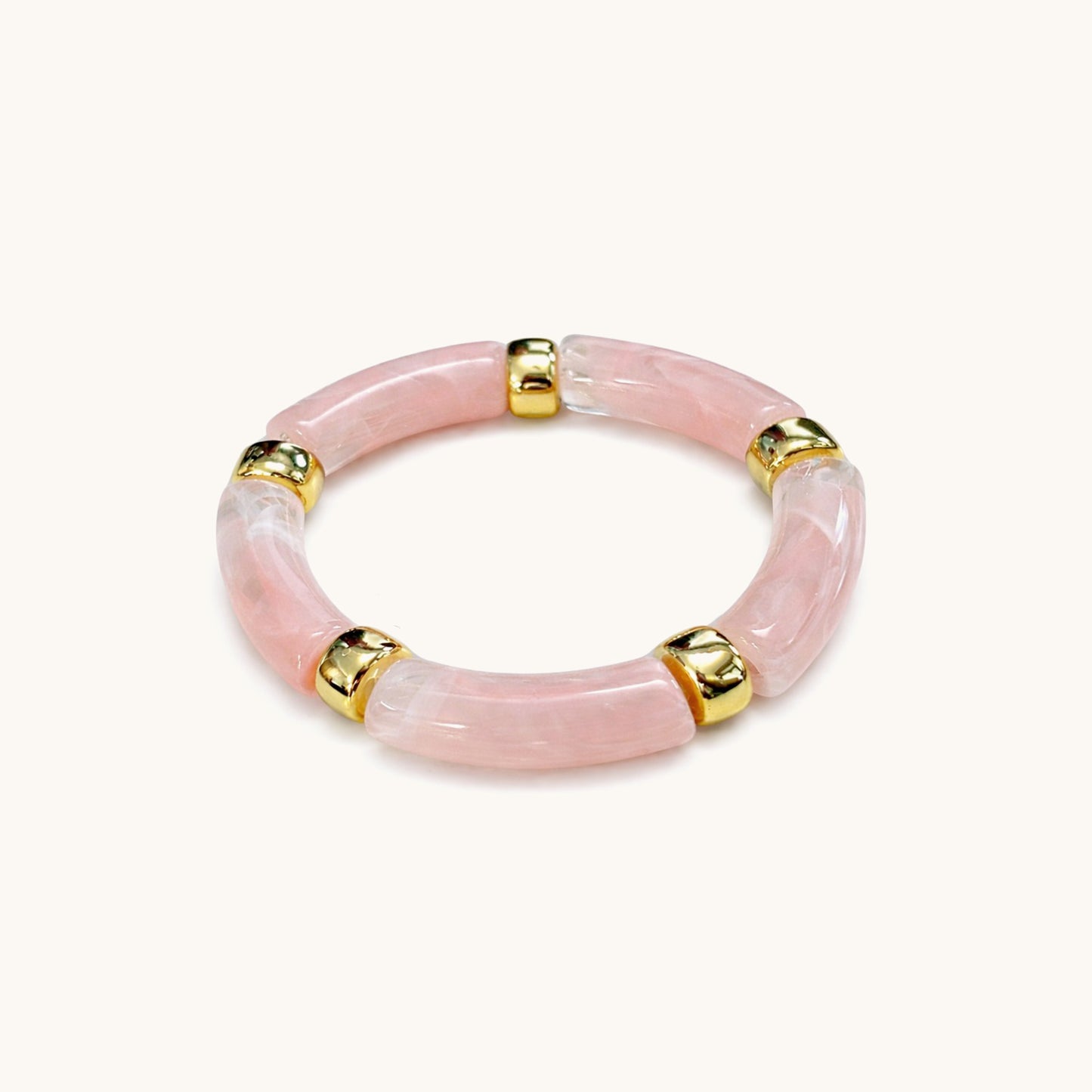 Pink Sand Bracelet - 18K Gold Plated