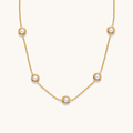 Stella Orbit Necklace - 18K Gold Plated