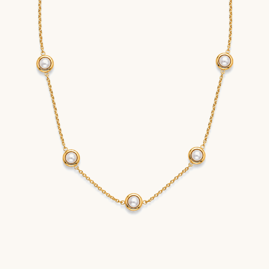 Stella Orbit Necklace - 18K Gold Plated