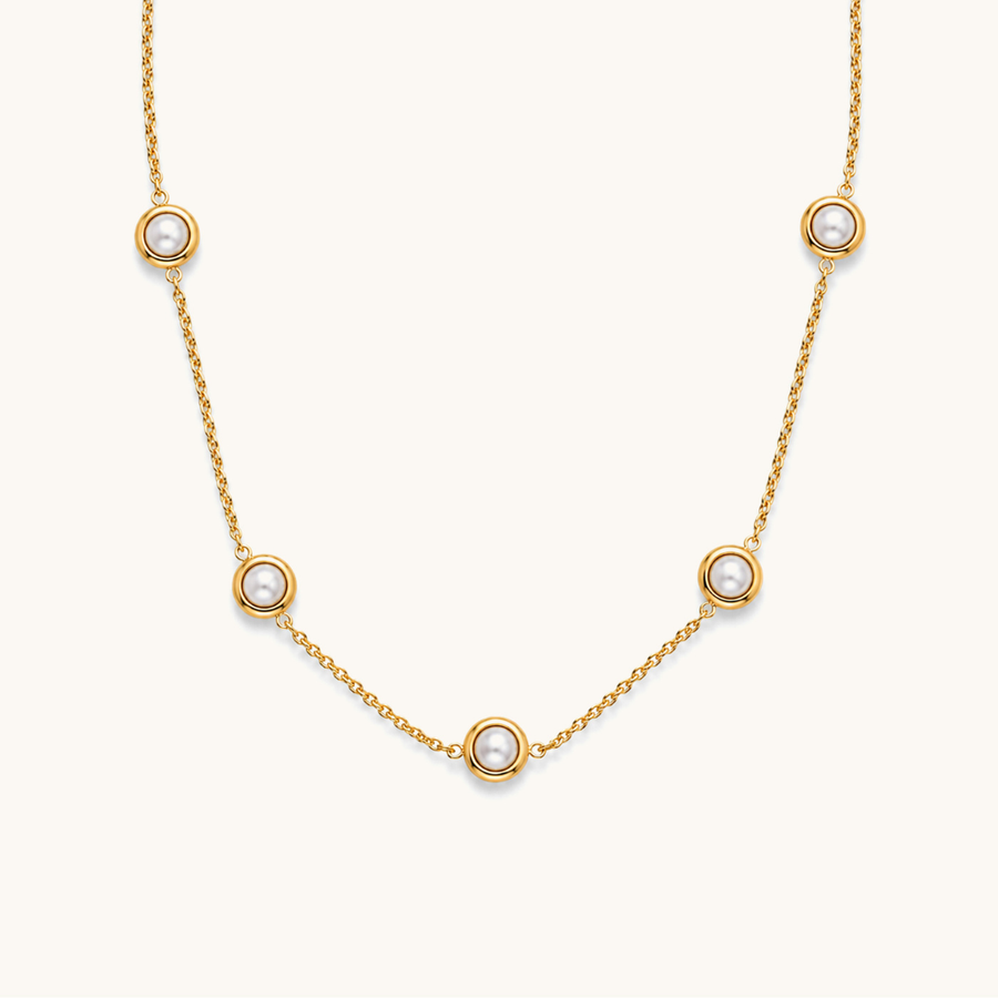 Stella Orbit Necklace - 18K Gold Plated image 1