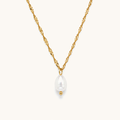 Elowen Pearl Necklace - 18K Gold Plated
