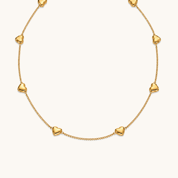 Love Chain Necklace - 18K Gold Plated