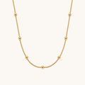 Stacy Dot Necklace - 18K Gold Plated