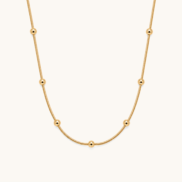 Stacy Dot Necklace - 18K Gold Plated