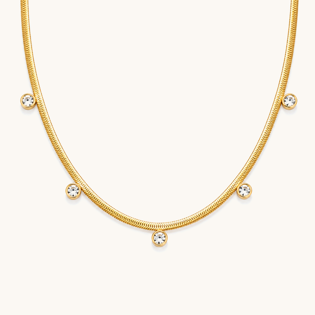Spark Dot Necklace - 18K Gold Plated
