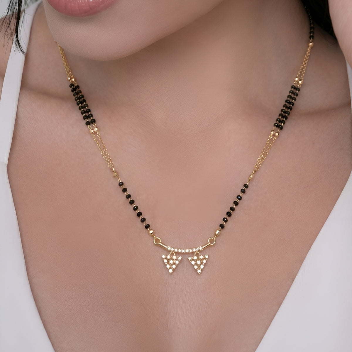 Astra Mangalsutra - 18K Gold Plated image 1