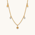 Shine Charms Necklace - 18K Gold Plated
