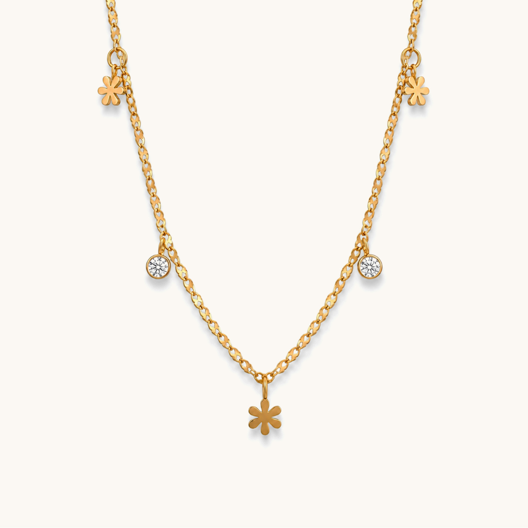 Shine Charms Necklace - 18K Gold Plated image 1