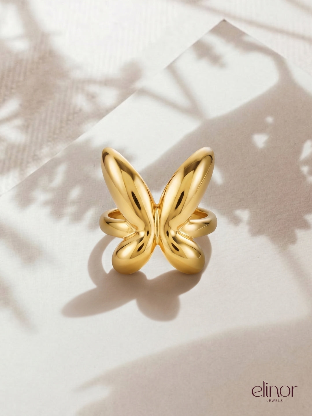 Wings Ring – 18K Gold Plated image 2