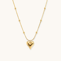 Forever Heart Necklace - 18k Gold Plated