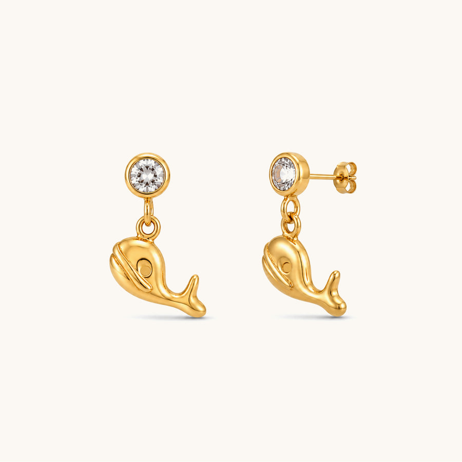 Swirli Drops - 18K Gold Plated image 1