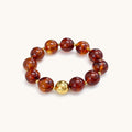 Amber Rock Bracelet - 18K Gold Plated
