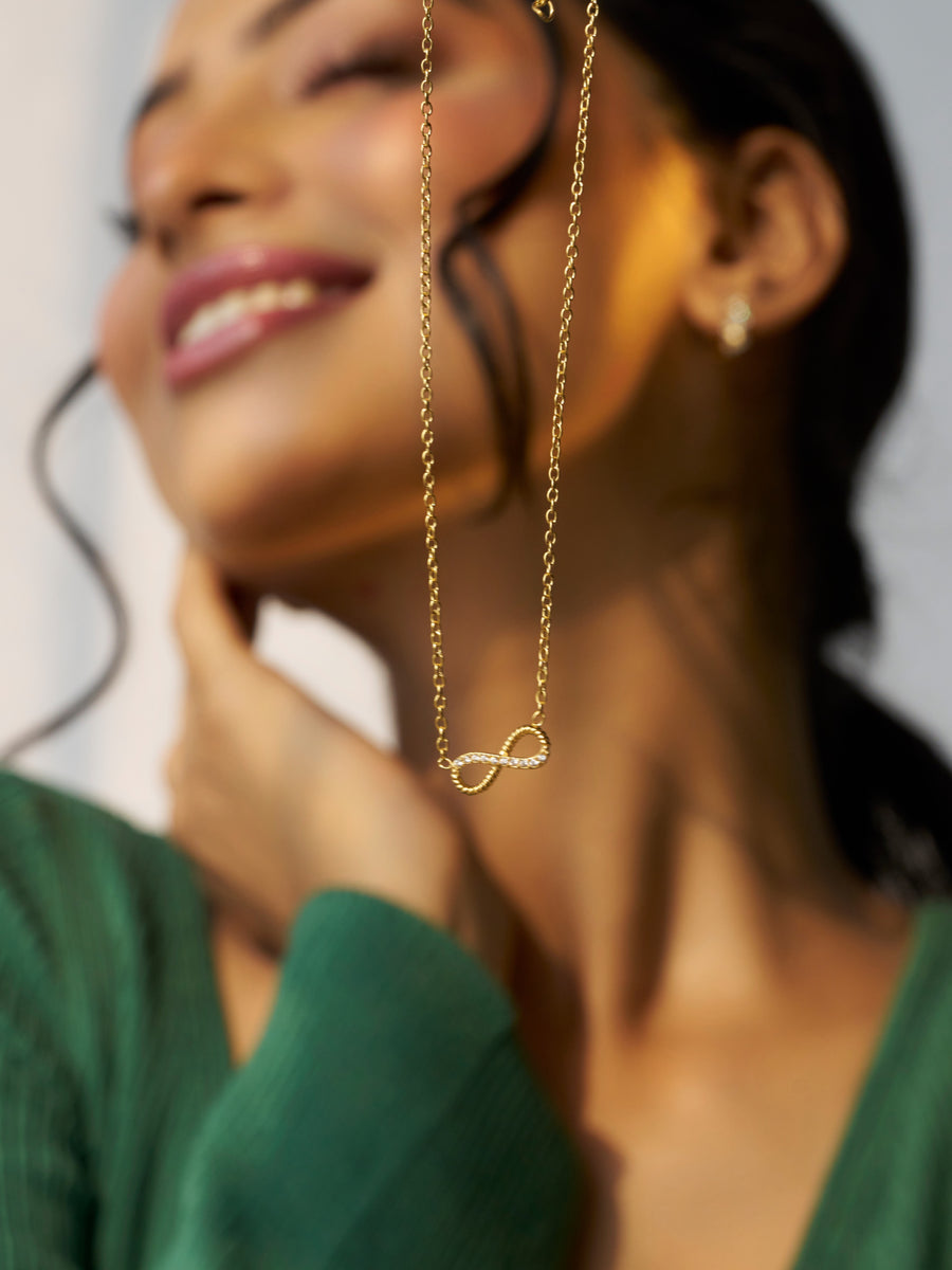 Infinity Necklace - 18K Gold Plated image 2