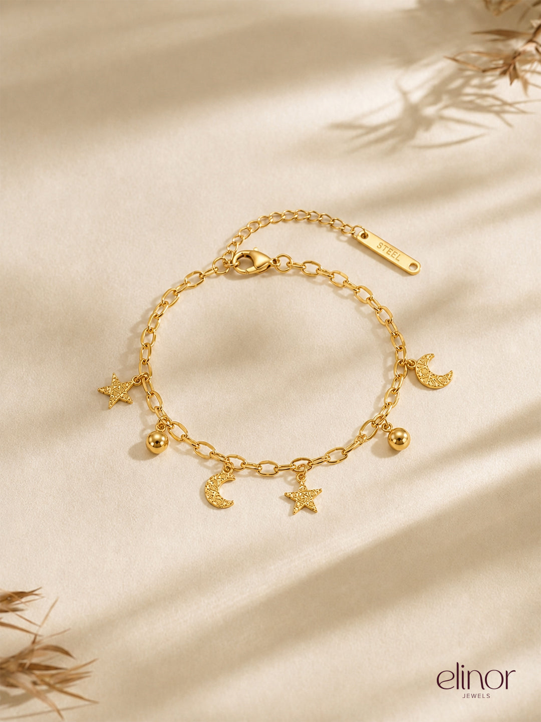 Cosmo Charm Bracelet - 18K Gold Plated image 2