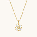 Bloom Twist Necklace - 18k Gold Plated