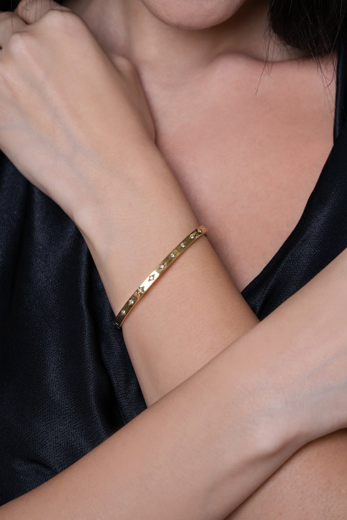 Emma Bangle - 18K Gold Plated image 2