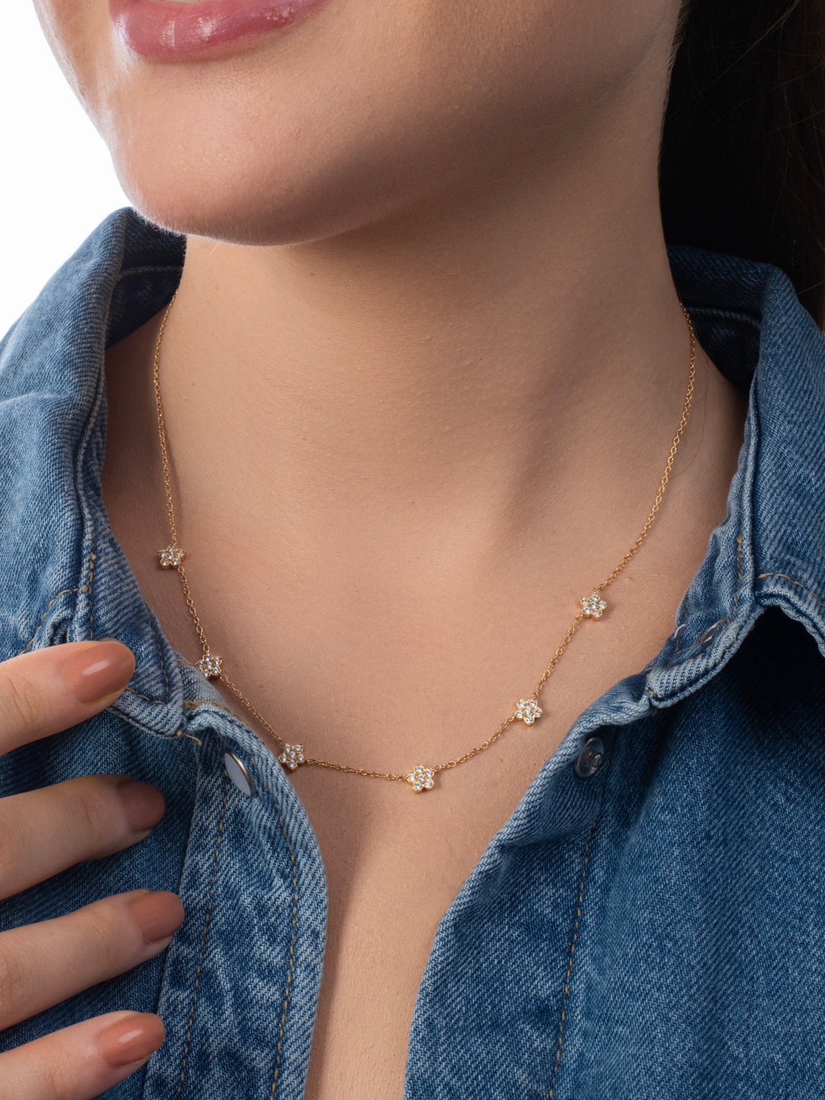 Florence Necklace - 18K Gold Plated image 8