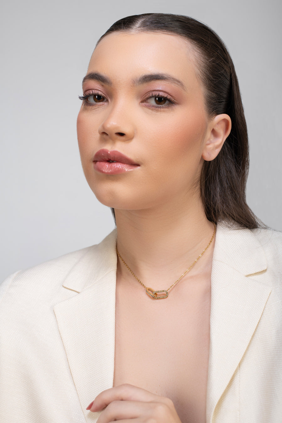 Amora Pendant Necklace-18K Gold Plated image 4