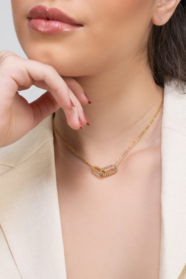 Amora Pendant Necklace-18K Gold Plated