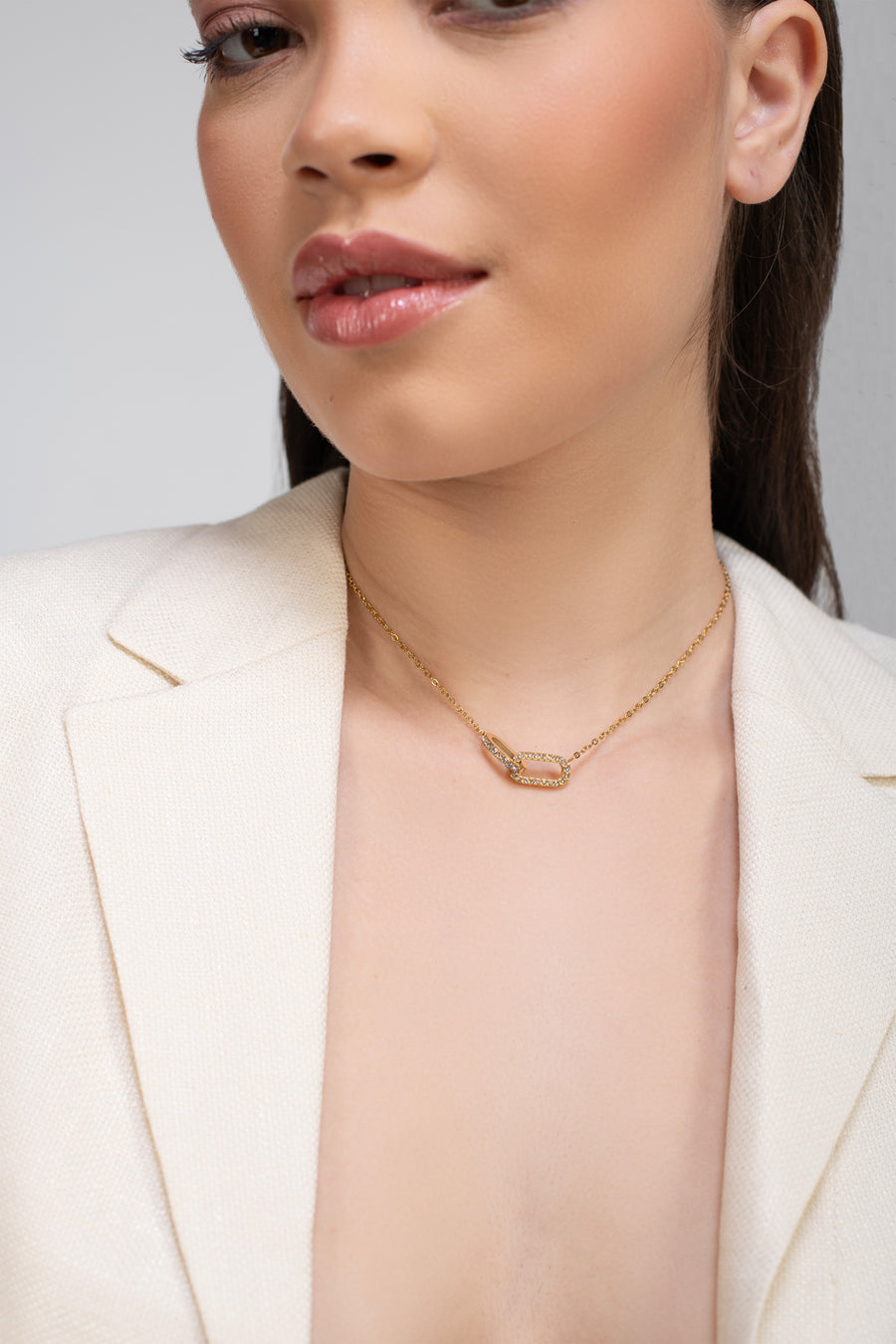 Amora Pendant Necklace-18K Gold Plated image 3