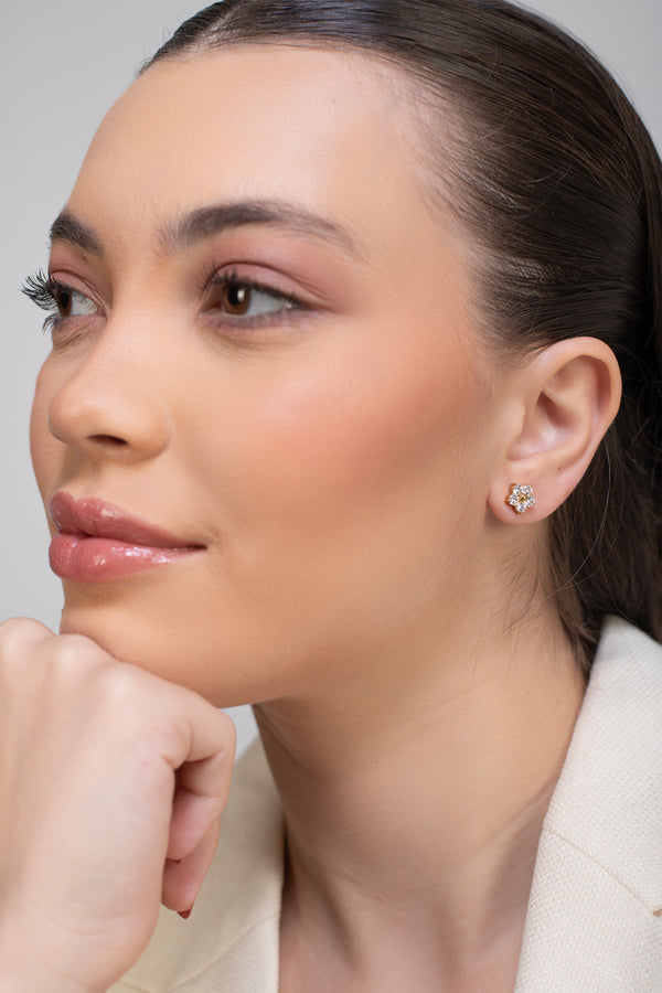 Kathleen Studs - 18K Gold Plated