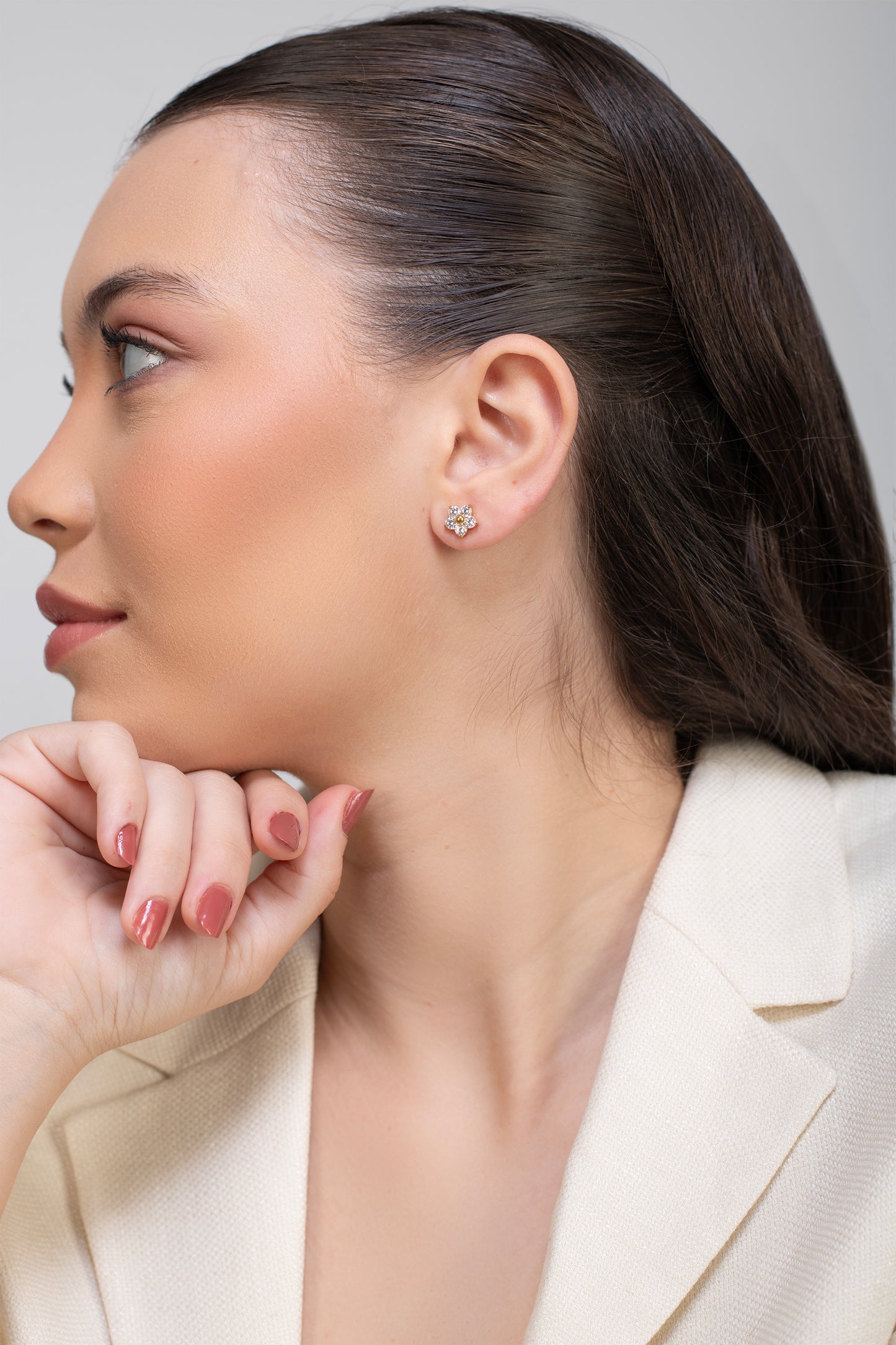 Kathleen Studs - 18K Gold Plated