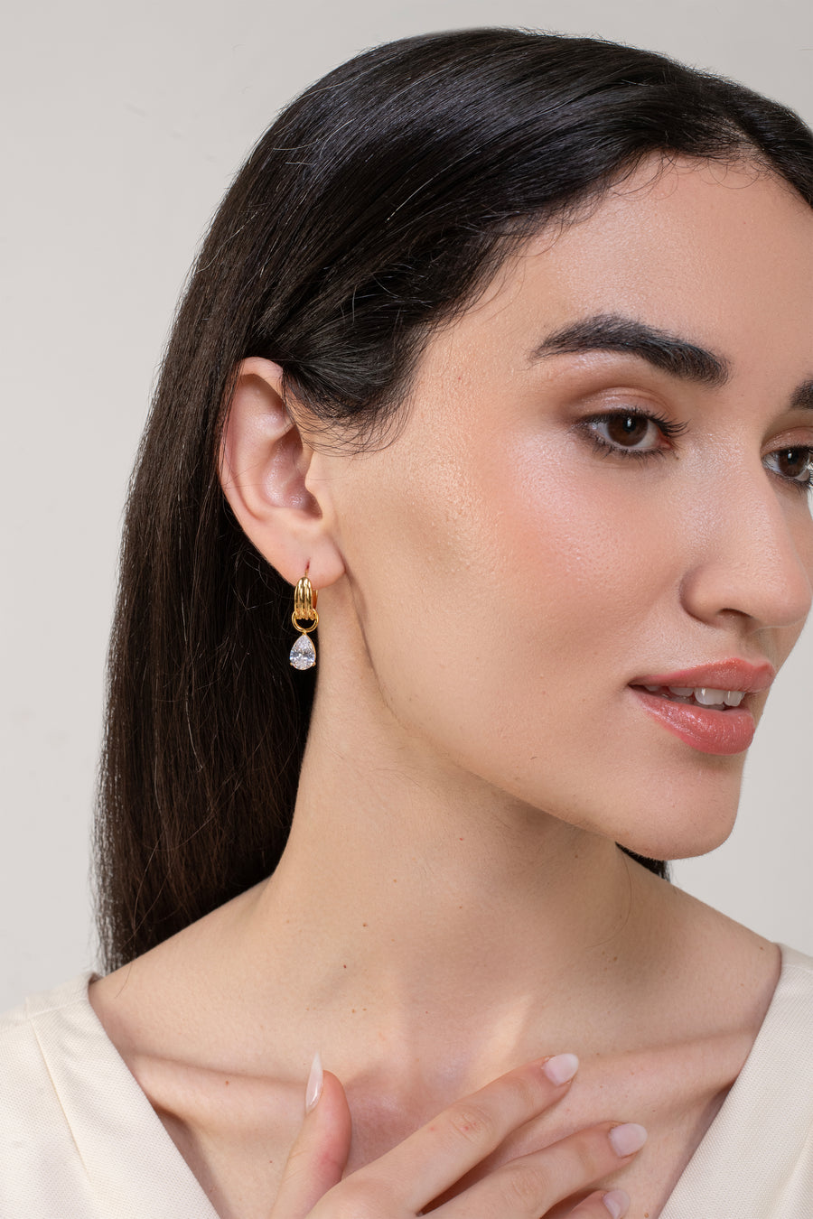 Emily Earrings - 18K Gold Plated image 2