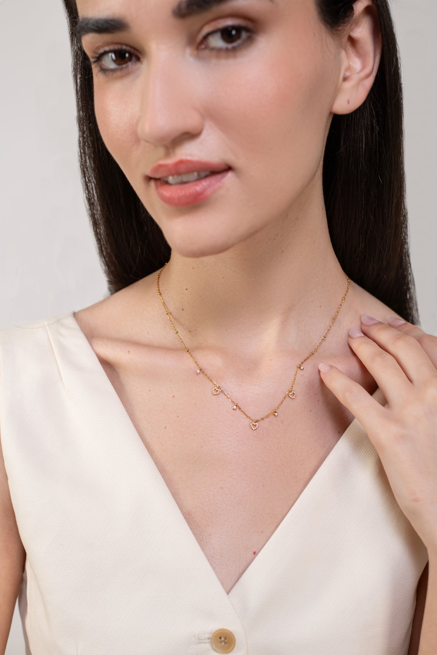 Sweetheart Necklace - 18K Gold Plated