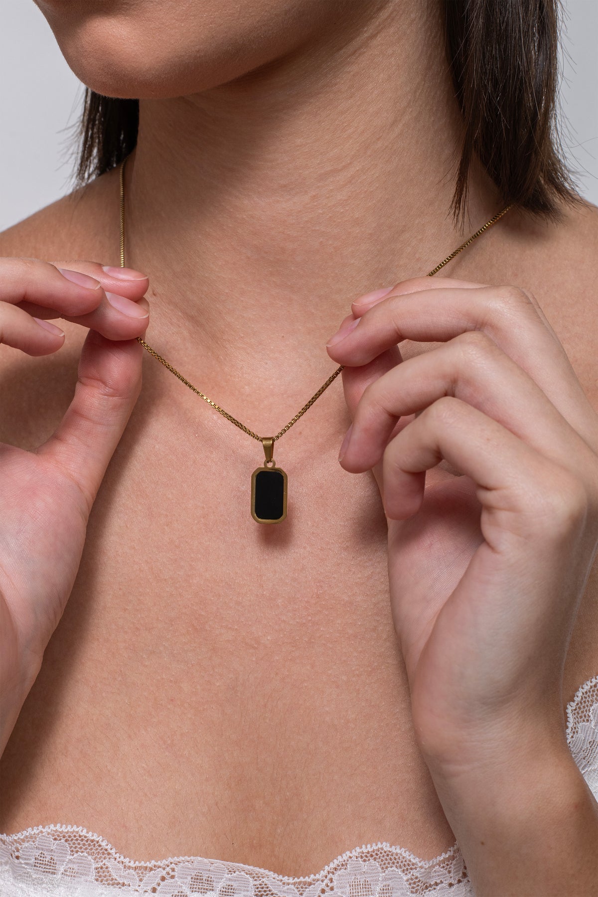 Midnight Necklace - 18K Gold Plated image 3
