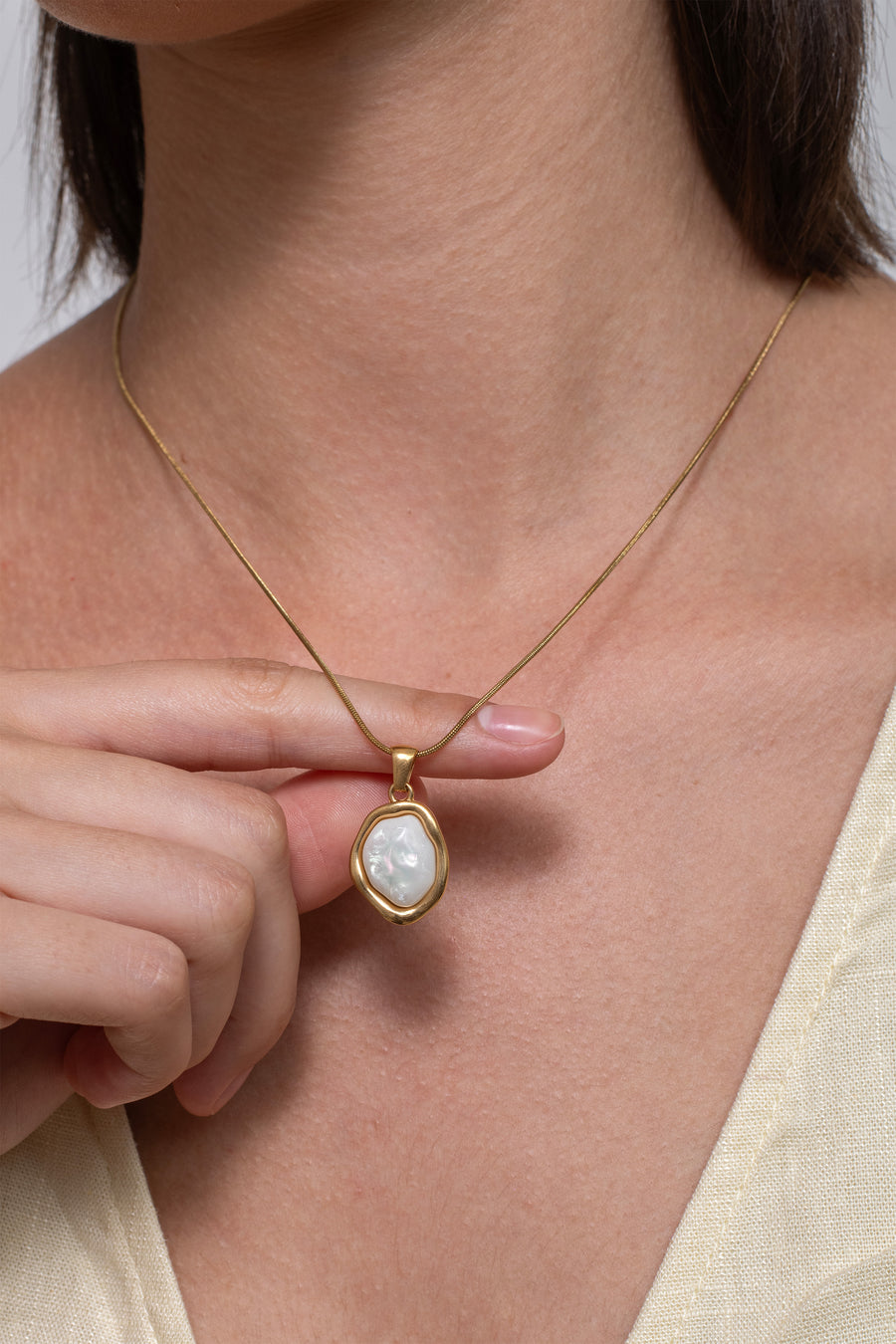 Aria Necklace - 18K Gold Plated image 3