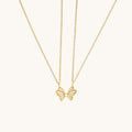 BFF Butterfly Necklace  - 18K Gold Plated