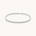 Circle Tennis Bracelet - Silver Edition