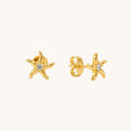 Mori Studs - 18K Gold Plated