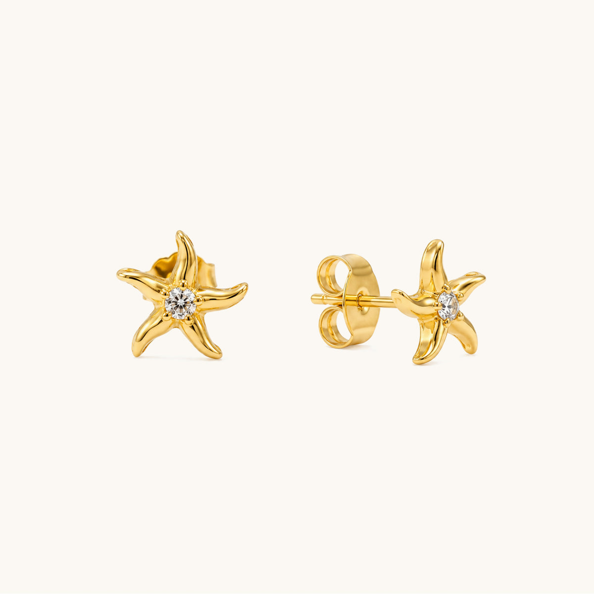 Mori Studs - 18K Gold Plated image 1