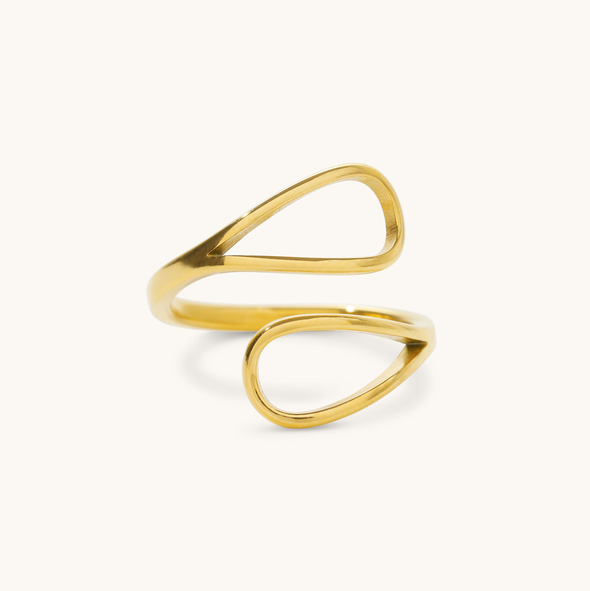 Duet Ring - 18K Gold plated image 1
