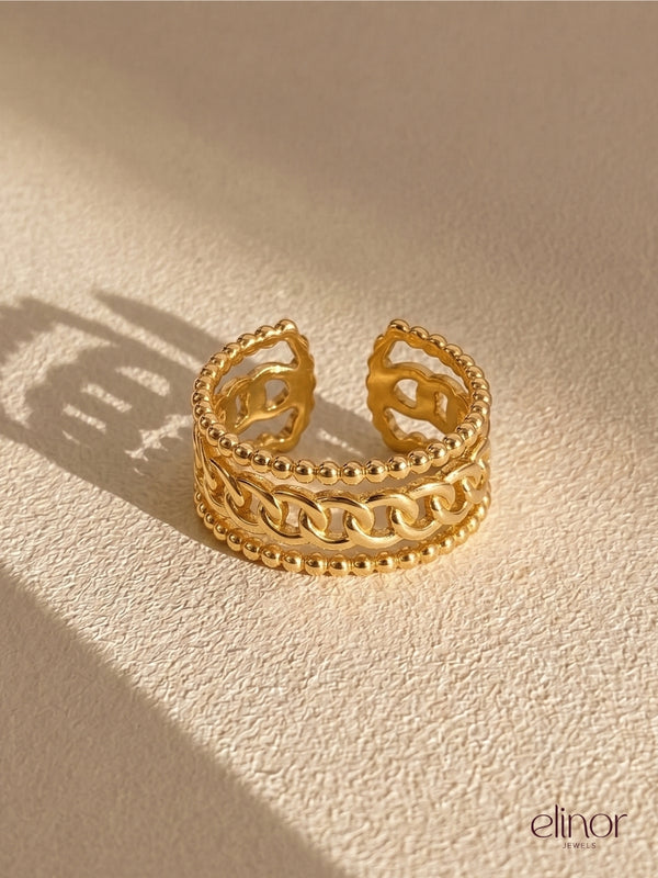 Helix Ring - 18K Gold Plated