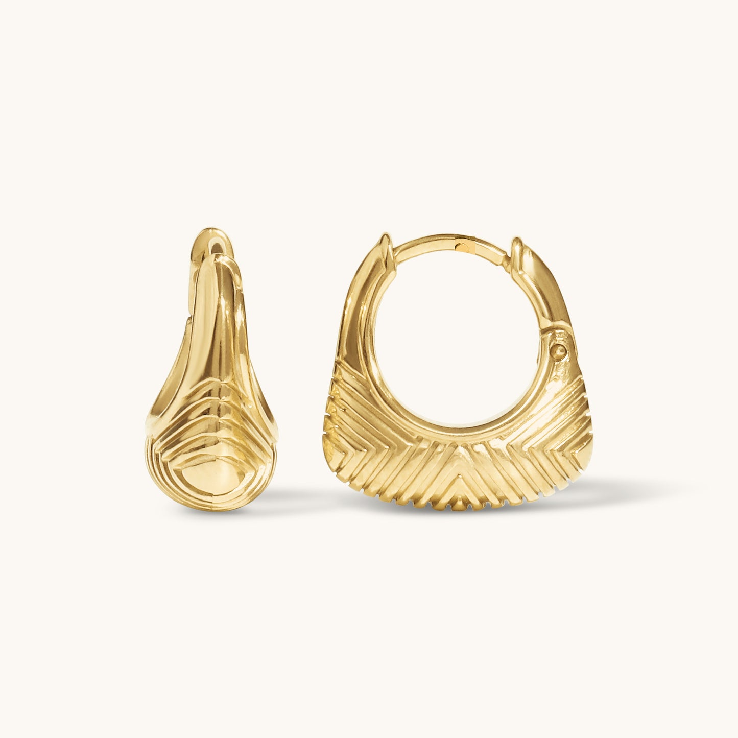 Nysa Hoops - 18k Gold Plated