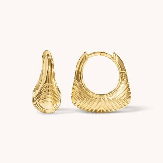 Nysa Hoops - 18k Gold Plated