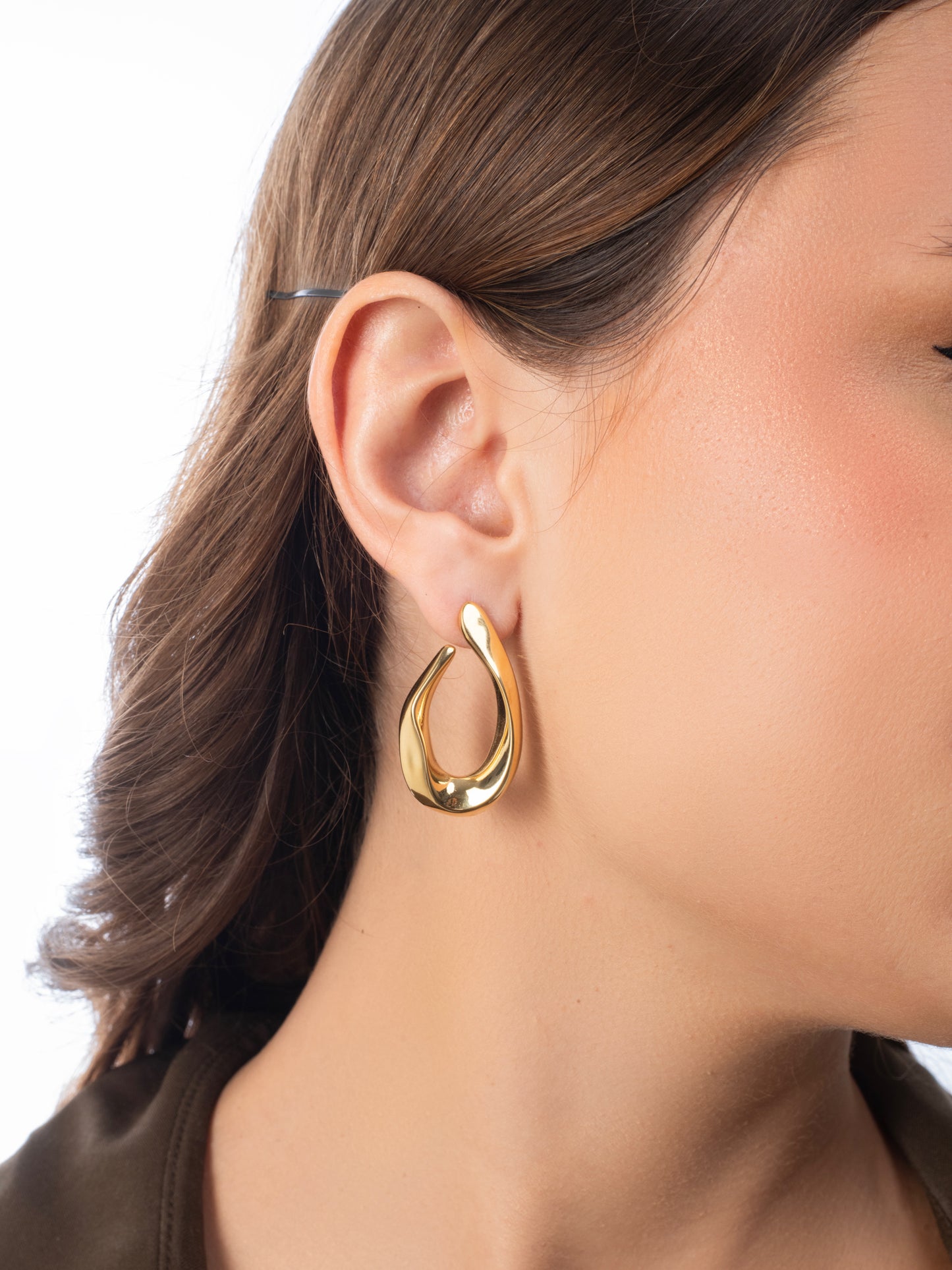 Kaia Hoops - 18K Gold Plated