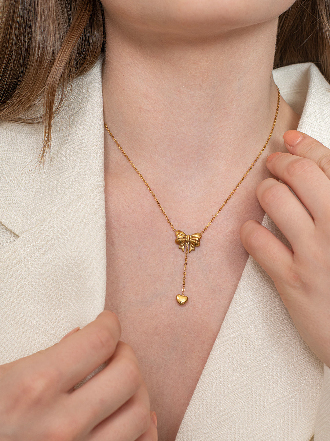 Haloir Necklace – 18K Gold Plated image 3
