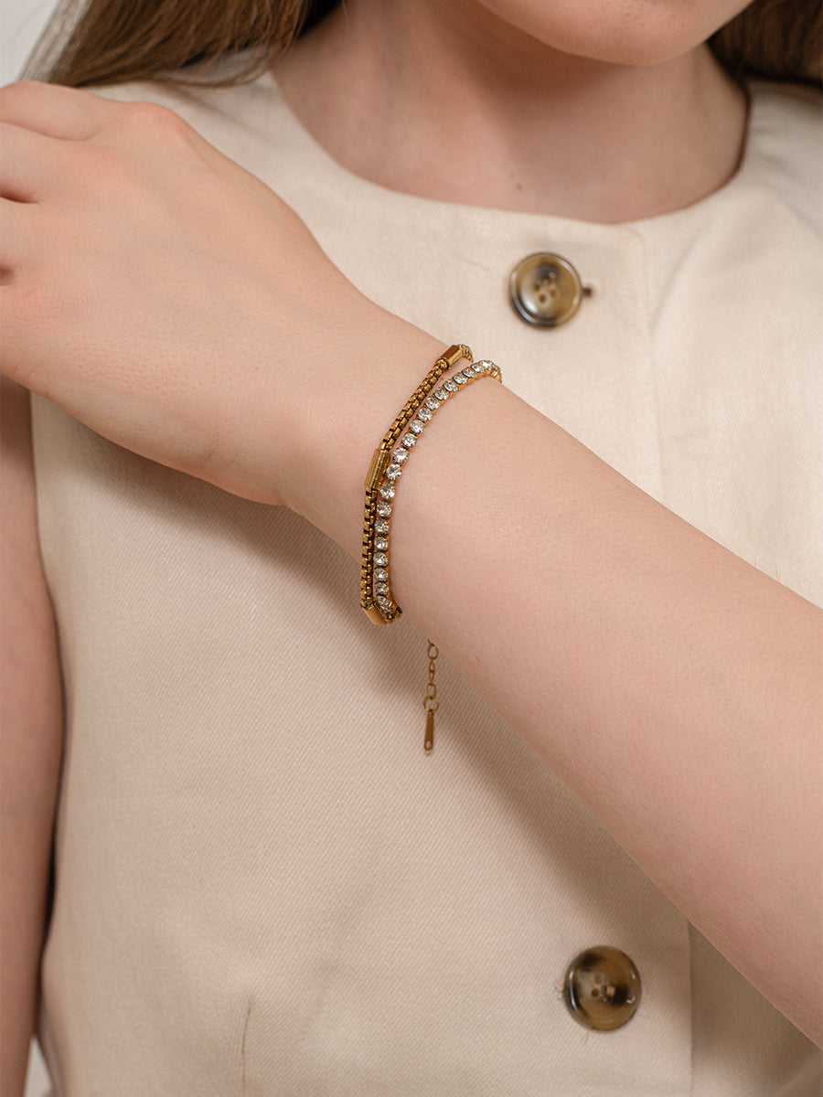Gleam bracelet - 18k Gold Plated image 3